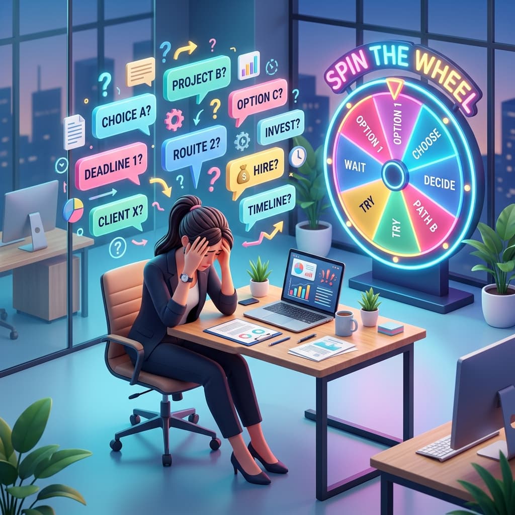The Psychology of Decision Fatigue: How Random Spin Wheels Can Help You Make Faster, Better Decisions