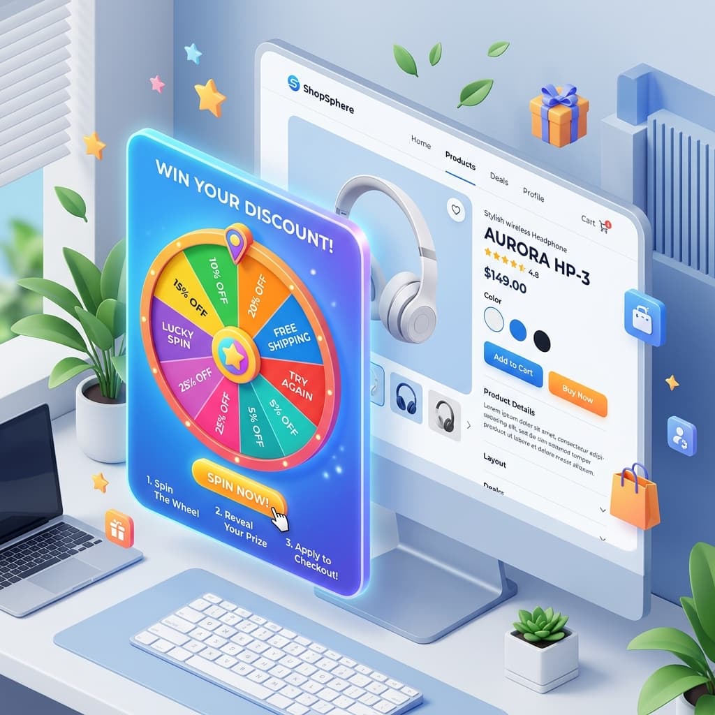 How to Use Interactive Spin Wheels to Boost E-Commerce Email Signups